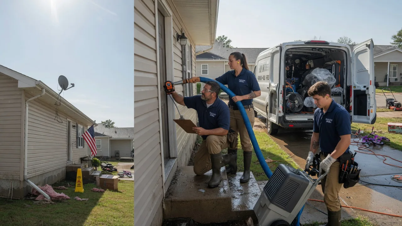 Ceiling Water Damage Restoration in Burlingame, KS near me